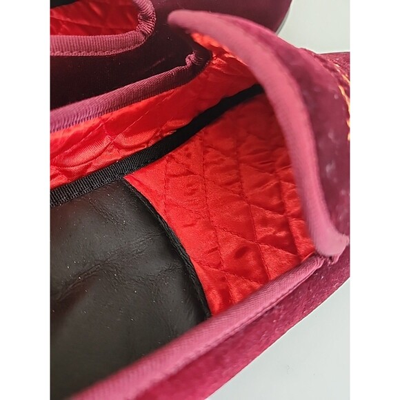 Erphpre Paul Men’s Slipper Maroon With Gold Lion, Inside Shoes House Size 47 New - Picture 8 of 8